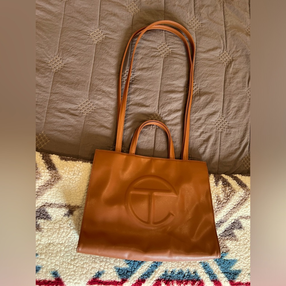 Telfar Tan Medium Shopping Bag